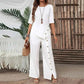 🔥 58% Korting – Elegante Dames Set met Onregelmatige Zoom & Wijde Broek | Stijlvol, Comfortabel & Direct Klaar
