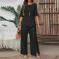 🔥 58% Korting – Elegante Dames Set met Onregelmatige Zoom & Wijde Broek | Stijlvol, Comfortabel & Direct Klaar