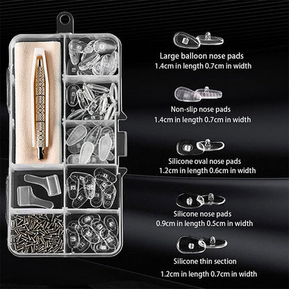 🔥Uitverkoop 50% korting🔥Reparatieset Brillenneussteunen👓