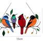 De mooiste vogelglas-in-lood raamhangers als cadeau