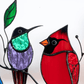 De mooiste vogelglas-in-lood raamhangers als cadeau