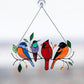 De mooiste vogelglas-in-lood raamhangers als cadeau
