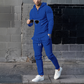 🔥Uitverkoop 50% korting🔥Men's Solid Color Hoodie Tracksuit 2-delige set🧥