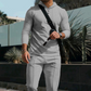 🔥Uitverkoop 50% korting🔥Men's Solid Color Hoodie Tracksuit 2-delige set🧥