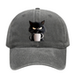 🔥Uitverkoop 50% Korting✨Schattige zwarte kat vintage baseballpet🧢🐾