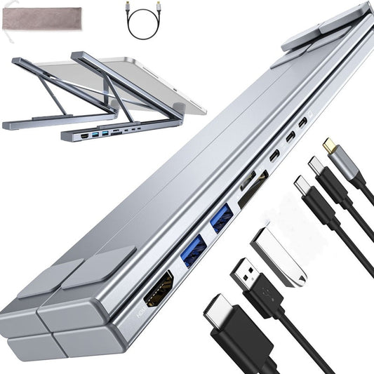 🔥Uitverkoop 50% korting🔥USB-C Dockingstation Laptopstandaard met 4K HDMI💻
