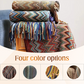 🌈Uitverkoop 50% korting🌈Boho gestreepte plaid met kwastjes