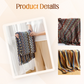 🌈Uitverkoop 50% korting🌈Boho gestreepte plaid met kwastjes