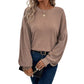 ✨Uitverkoop 50% Korting✨Women's Casual Pleated Lantern Sleeve Sweater🧶👚