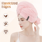 💖Uitverkoop 50% Korting💖Grote haarhanddoek met veilige band voor vrouwen💆‍♀️🛁
