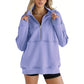 ✨Uitverkoop 50% Korting✨Women's Casual Lapel Half Zip Tops🧥