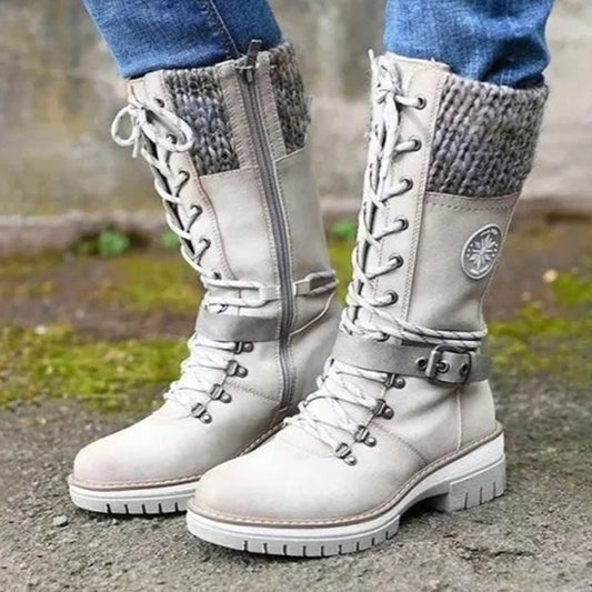 💥 Hete Winterdeal! 50% KORTING op Waterdichte Knie-Sneeuwlaarzen 👢❄️