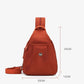 Multi-Pocket Convertible Rugzak & Crossbody Tas
