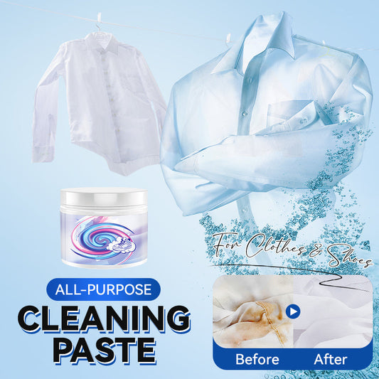 🔥 KOOP 2, KRIJG 1 GRATIS! Universele Reinigingspasta voor Kleding & Schoenen – Helpt Vlekken & Vuil Te Verwijderen | Voor een Frisse, Schone Look ✨