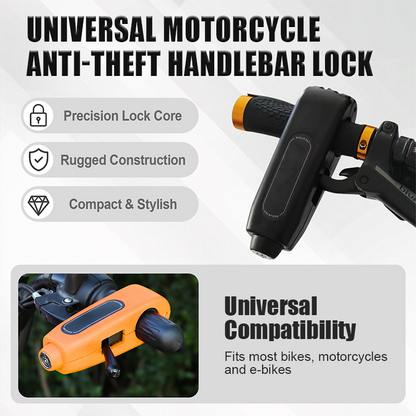 Universeel Antidiefstalslot voor Motorfietsen – Praktische Beveiliging voor Tijdens het Parkeren