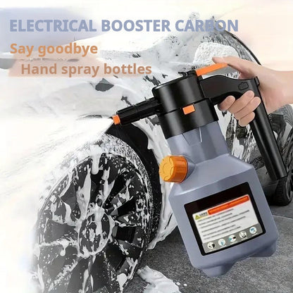🚗 Elektrische Schuimpistool & Handheld Hogedrukreiniger – Krachtig, Draadloos & Multifunctioneel | Nu 50% KORTING