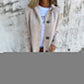 Dames vest met capuchon en knoopjes