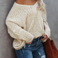 Tijdelijke aanbieding - 50% korting✨Dames off-the-shoulder trui losse lichtgewicht pullover top