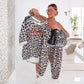 🐆 Trendy Dames Set – Comfort & Stijl met Luipaardprint