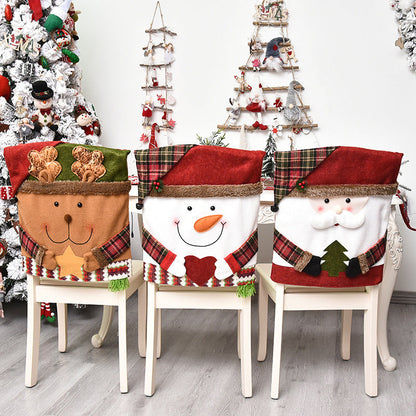 🎄✨ Feestelijke Kerst Stoelhoezen – Transformeer je Huis in een Winter Wonderland! 🎁❄️