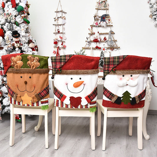 🎄✨ Feestelijke Kerst Stoelhoezen – Transformeer je Huis in een Winter Wonderland! 🎁❄️
