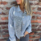 🔥 Trendy Denim Jack met Luipaardprint 🐆✨