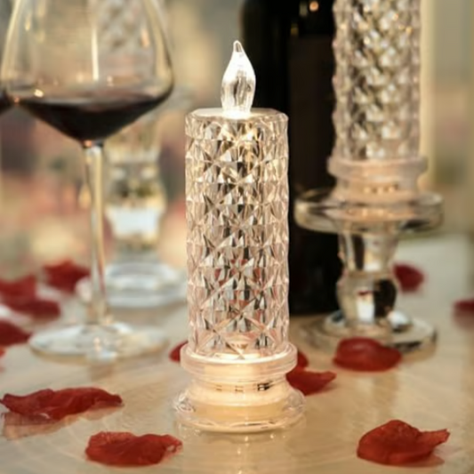 🕯️🔋 Romantische LED Kaarsen op Batterijen – Veilig, Vlamloos & Gezellig 🌙💝