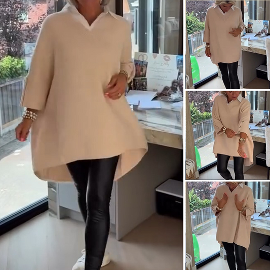 🌸 Stijlvolle Dames Top – Perfecte Mix van Comfort & Klasse