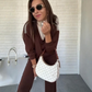 ✨ Dames 2-Delige Set – Lange Mouw Revers Top & Broek | Tijdelijk -50% Korting 🎁