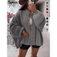 🍂🧥 Warme Dames Sweaterjas – Thermische Kardigan met Open Voorzijde & Stijlvolle Knopen