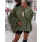 🍂🧥 Warme Dames Sweaterjas – Thermische Kardigan met Open Voorzijde & Stijlvolle Knopen