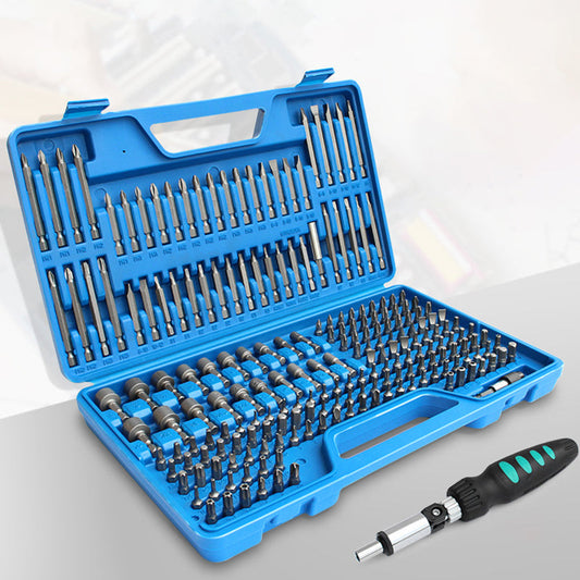 💥 Onmisbare 208-delige Schroevendraaierbits Set – Perfect Cadeau voor Elektriciens! ⚡🔧