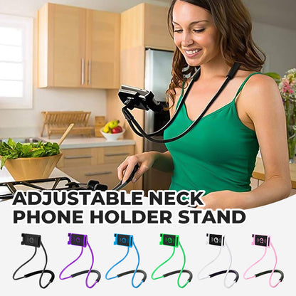📱 Must-Have Verstelbare Telefoonhouder voor Nek – Kijk Films of Werk Handsfree