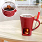 🔥Hot Sale! 50% KORTING 🎁 Luxe Keramische Chocoladefonduemok – Perfect voor gezellige momenten