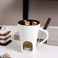 🔥Hot Sale! 50% KORTING 🎁 Luxe Keramische Chocoladefonduemok – Perfect voor gezellige momenten