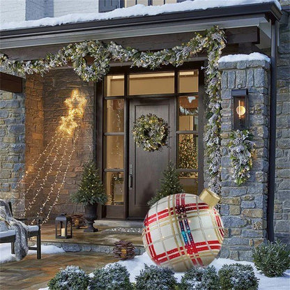 🎄 Extra Grote Opblaasbare Kerstdecoratie – Hangend, Staand of Drijvend te Gebruiken | 50% Korting✨🎁