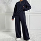 🔥 2026 Limited Deal – 59% KORTING 🔥 Dames Knusse 2-Delige Set | Comfortabele Lange Mouwen Top & Relaxed Broek – Moeiteloos Stijlvol