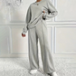 🔥 2026 Limited Deal – 59% KORTING 🔥 Dames Knusse 2-Delige Set | Comfortabele Lange Mouwen Top & Relaxed Broek – Moeiteloos Stijlvol