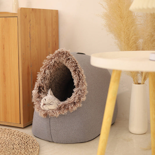 🐾❄️ Winter Warm Huisdierbed – Knus, Geïsoleerd & Stijlvol!