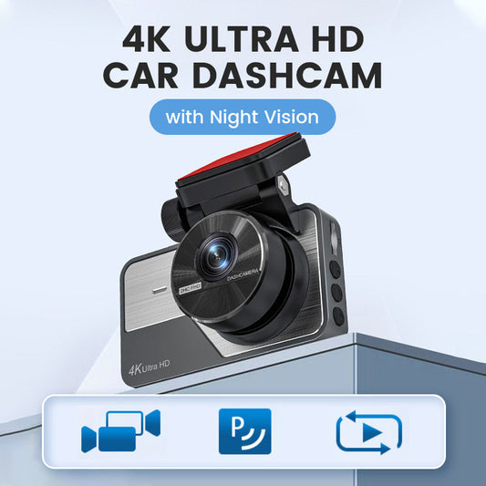 🚗 4K Ultra HD Autodashcam – Scherpe Opnames Dag & Nacht, Wifi Verbinding & App-bediening | Rijd Met Meer Zekerheid