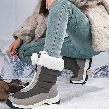 🔥 50% KORTING! Antislip Winterlaarzen voor Dames – Warme Binnenvoering & Veilig op Sneeuw en IJs ❄️👢 OP=OP!