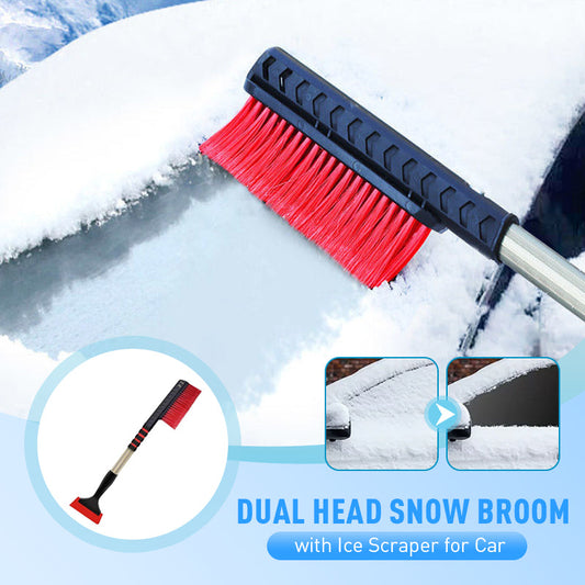 ❄️ Winter Must-Have! Dubbele Auto Sneeuwbezem & IJskrabber – Snel, Sterk & Superefficiënt 🚗