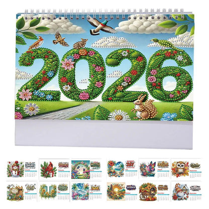 🎁 Laatste Kans! 50% KORTING – 2026 DIY Diamant Schilderij Bureaukalender ✨ Creatief & Perfect Cadeau!