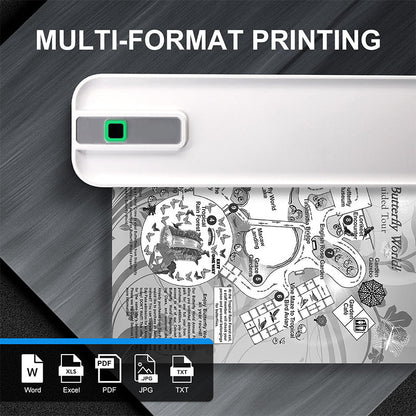 🌑 Black Friday • 50% KORTING! Draagbare Bluetooth-thermische printer – Snel, compact en ideaal voor labels & notities!