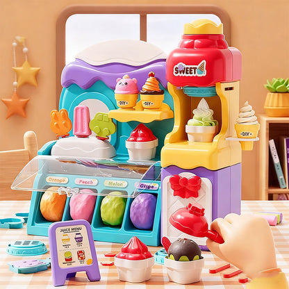 🎄Vroege Kerstdeal! 50% Korting – DIY IJsjes Klei Set: Maak, Vorm & Speel! 🍦🌈