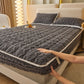 ❄️Warm Hoeslaken van Geborsteld Flanel – Extra Zacht, Antislip & Perfect voor Diepe Matrassen (tot 40 cm)