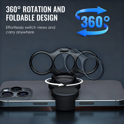 🔥 Hot Sale | Opvouwbare Draaibare Telefoon Ringhouder – Stevige Grip, Handsfree & Anti-Val