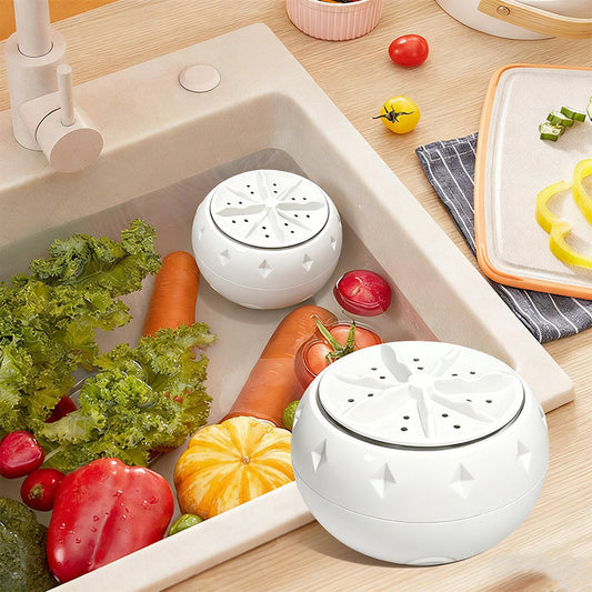 🌀60% KORTING | Moeiteloze Vortex Mini Wasreiniger – Voor Fruit, Groenten, Ondergoed & Sokken | Compact, Krachtig & Handsfree