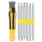 🛠️ 6-in-1 Multifunctionele Schroevendraaierset Magnetische Bits van CR-V Staal – Eén Set voor Alle Reparaties