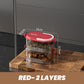 🧂 Multi-Laags Afgesloten Specerijen Organizer – Houd Alles Vers & Geordend | Nu Tijdelijk 50% Korting!